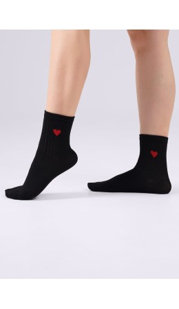 CLE Носки жен.L3000 маркет хл+эл, чёрный