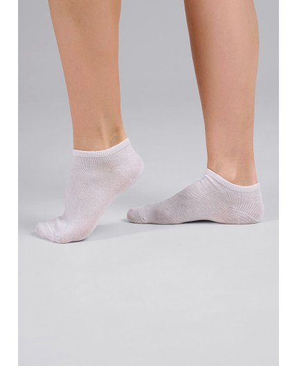 CLE Носки жен.L5000 маркет укороч, белый