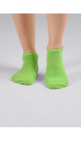CLE Носки жен.L5000 маркет укороч, салатовый