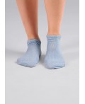CLE Носки жен.L5000 маркет укороч, св.голубой