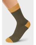 CLE Носки жен.Д2203 дизайн база хл+эл, хаки