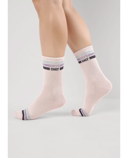 CLE Носки жен.Д2512 нежность хл+эл, бежевый