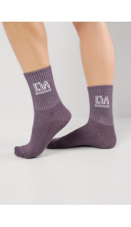 CLE Носки жен.Д5566 мускат хл+эл, кофейный