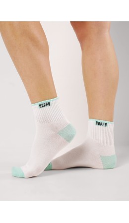 CLE Носки жен.Д5571 сёрф хл+эл, белый