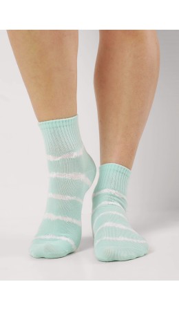 CLE Носки жен.Д5573 сёрф хл+эл, св.зелёный