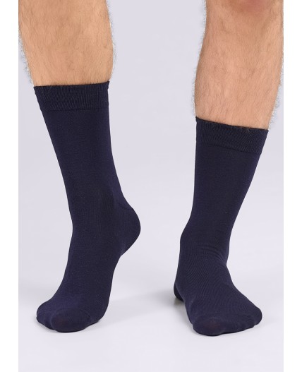 CLE Носки муж.M1003 маркет хл+эл, т.синий