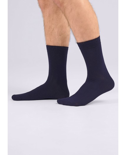 CLE Носки муж.M1003 маркет хл+эл, т.синий