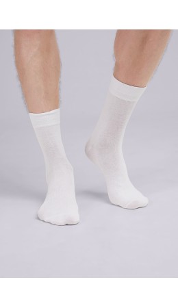 CLE Носки муж.M1003 маркет хл+эл, белый