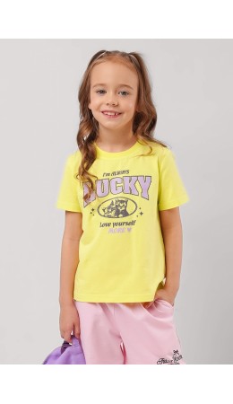 CLE Футболка дев. 866266кд_п, св.жёлтый