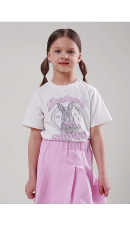 CLE Футболка дев. 866748/11кд_п, молочный