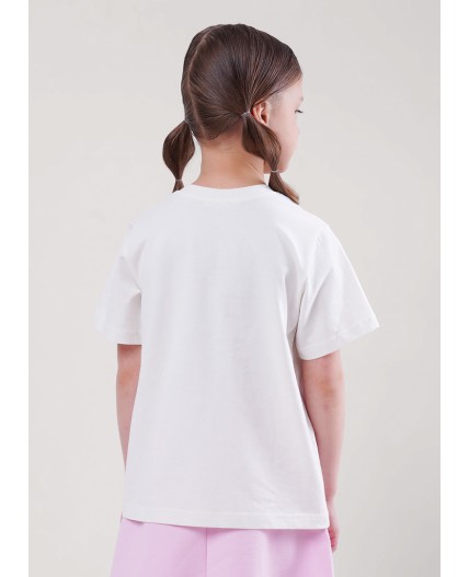 CLE Футболка дев. 866748/11кд_п, молочный