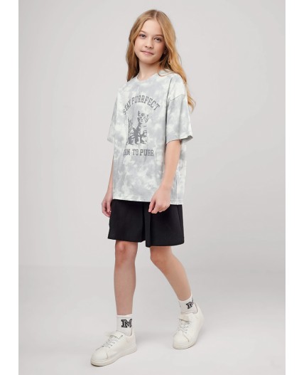 CLE Футболка дев. 866885/11кдн_п, св.серый/серый