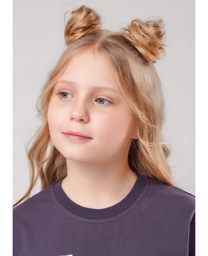 CLE Футболка дев. 866885кд_п, т.серый