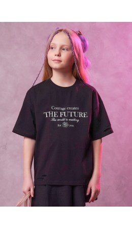 CLE Футболка дев. 866890/11г_п, чёрный