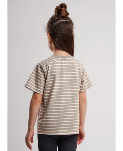 CLE Футболка дев. 867272кдн, бежевый/молочный