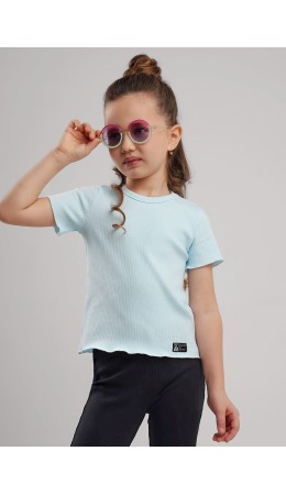 CLE Футболка дев. 867279шл, св.голубой