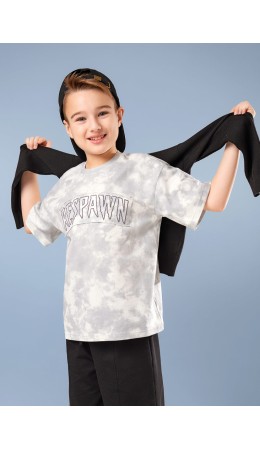 CLE Футболка мал. 867310/10кдн_п, св.серый/серый