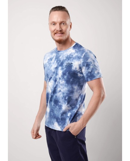 CLE Футболка муж. 551880/22кдн maxi(макси)_п, молочный/синий