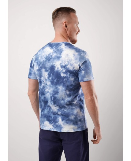 CLE Футболка муж. 551880/22кдн maxi(макси)_п, молочный/синий