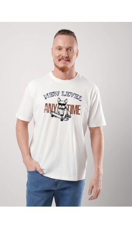 CLE Футболка муж. 552483/21кд maxi(макси)_п2, молочный