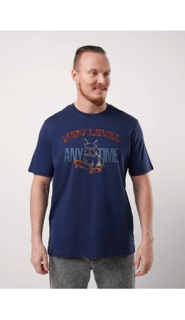 CLE Футболка муж. 552483/21кд maxi(макси)_п2, т.синий