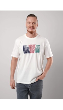 CLE Футболка муж. 552483/22кд maxi(макси)_п1, молочный