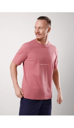 CLE Футболка муж. 552483/22кд maxi(макси)_п2, терракотовый