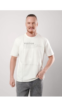 CLE Футболка муж. 552519/23кд maxi(макси)_п, молочный