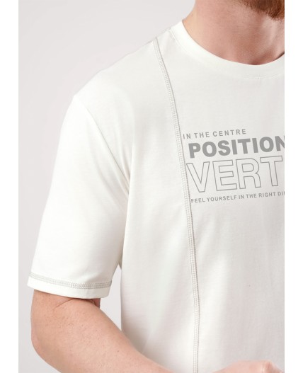 CLE Футболка муж. 552519/23кд maxi(макси)_п, молочный