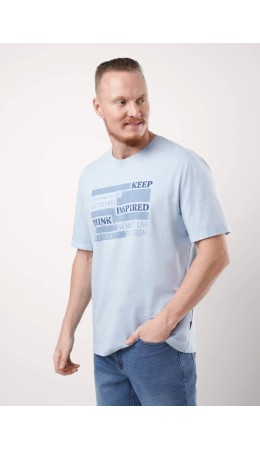 CLE Футболка муж. 552522/21о maxi(макси)_п, св.голубой