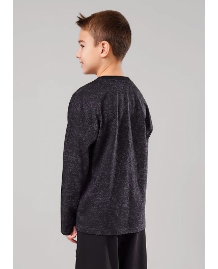 CLE Фуфайка мал. 867299/10кдн_п, т.серый/чёрный