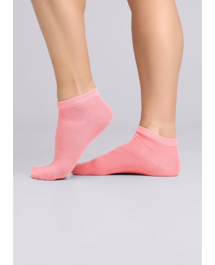 ЭЙС Носки жен.Д105ш хл+эл укор, коралловый