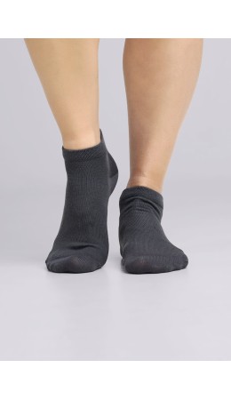 ЭЙС Носки жен.Д105ш хл+эл укор, т.серый