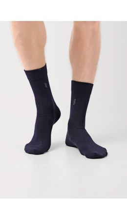 ЭЙС Носки муж.А13Лш хл+эл, т.синий