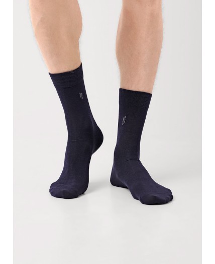 ЭЙС Носки муж.А13Лш хл+эл, т.синий