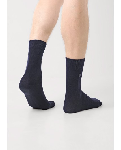 ЭЙС Носки муж.А13Лш хл+эл, т.синий