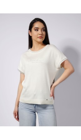 CLE Джемпер жен. 244059/133ва_п, молочный