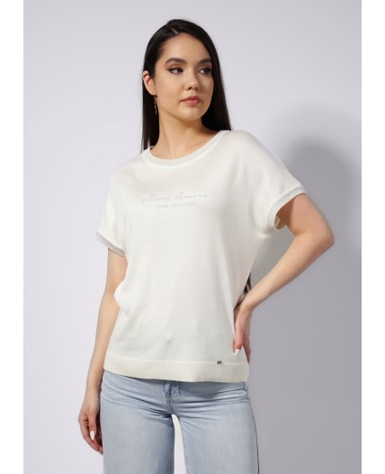 CLE Джемпер жен. 244059/133ва_п, молочный