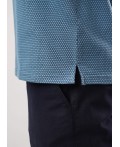 CLE Джемпер муж. 442464/24кжн maxi(макси)_п, т.голубой/чёрный