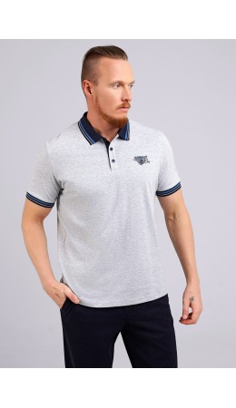 CLE Джемпер муж. 542321/05зл мел_п, меланж св.серый