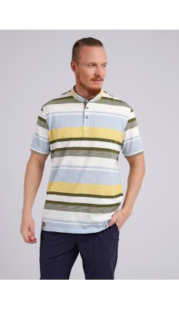 CLE Джемпер муж. 542377/21зо, молочный/св.сиреневый