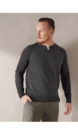 CLE Джемпер муж. 654407хпэ, мулине т.серый