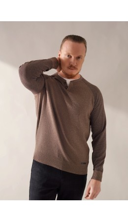 CLE Джемпер муж. 654407хпэ, мулине коричневый