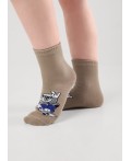 CLE Носки дет.С1549 12-14,14-16 fashion база мал, т.бежевый