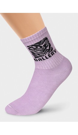 CLE Носки дет.С4239 16-18,18-20 lilo хл+эл, лавандовый