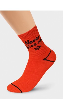 CLE Носки дет.С4284 16-18,18-20 тренд хл+эл, красный