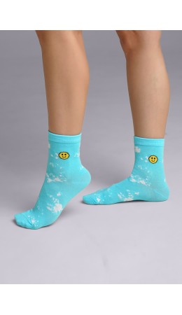 CLE Носки дет.С4395 24 нежность хл+эл, св.бирюзовый