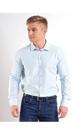 CLE Сорочка м473429py дл.р, св.голубой