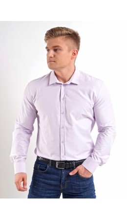 CLE Сорочка м473429py дл.р, св.фиолетовый