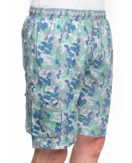 CLE шорты муж 563369pk 5шт уп, серый/зелёный
